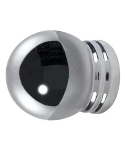 2 pomoli boccia cromo terminale per tubo tende diametro 20 mm Ultime Pezzi